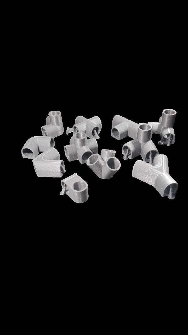 3D printed pipe connectors